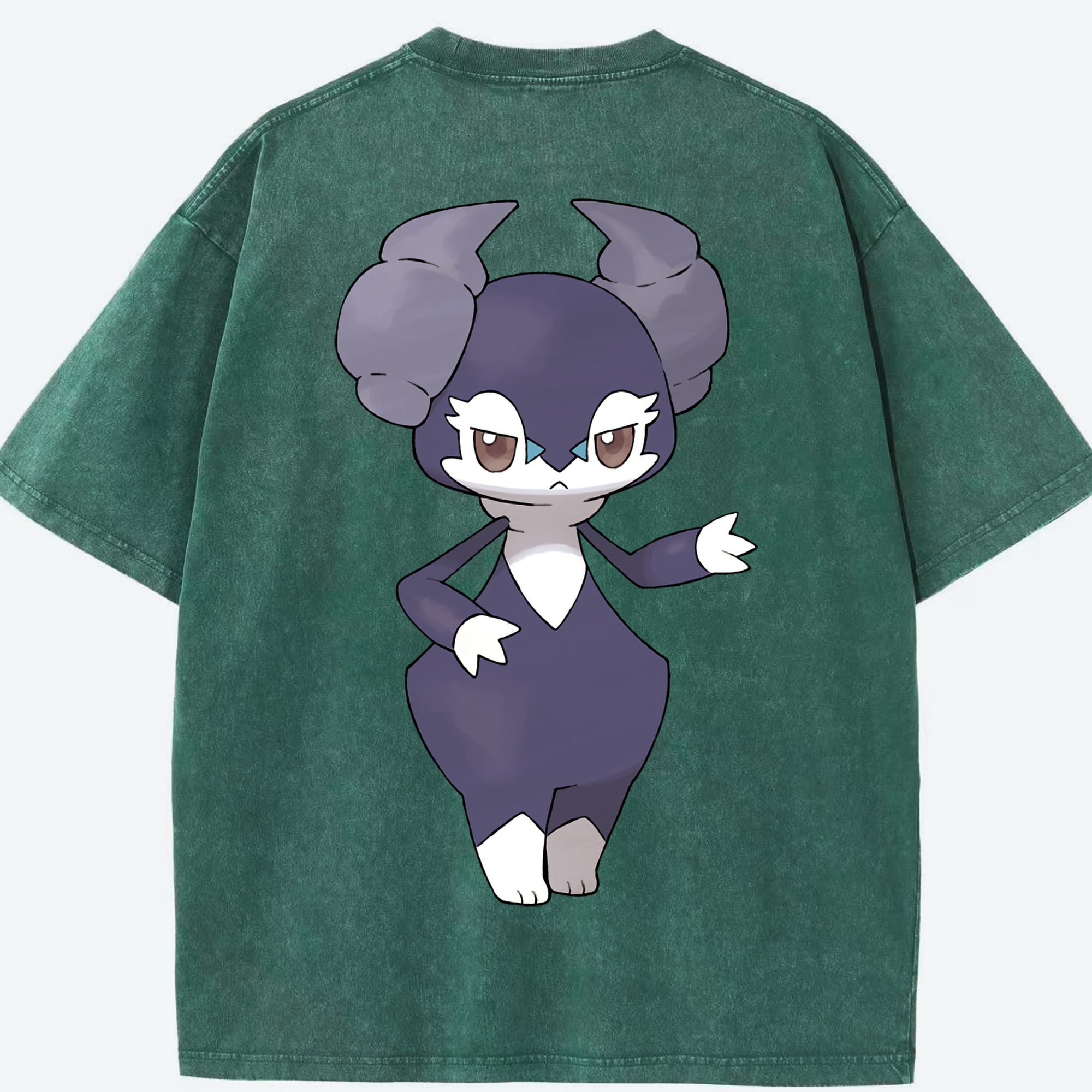 （画像用） ポケットモンスター Pokémon 綿100% ヴィンテージ風 半袖Tシャツ（背面プリント）
